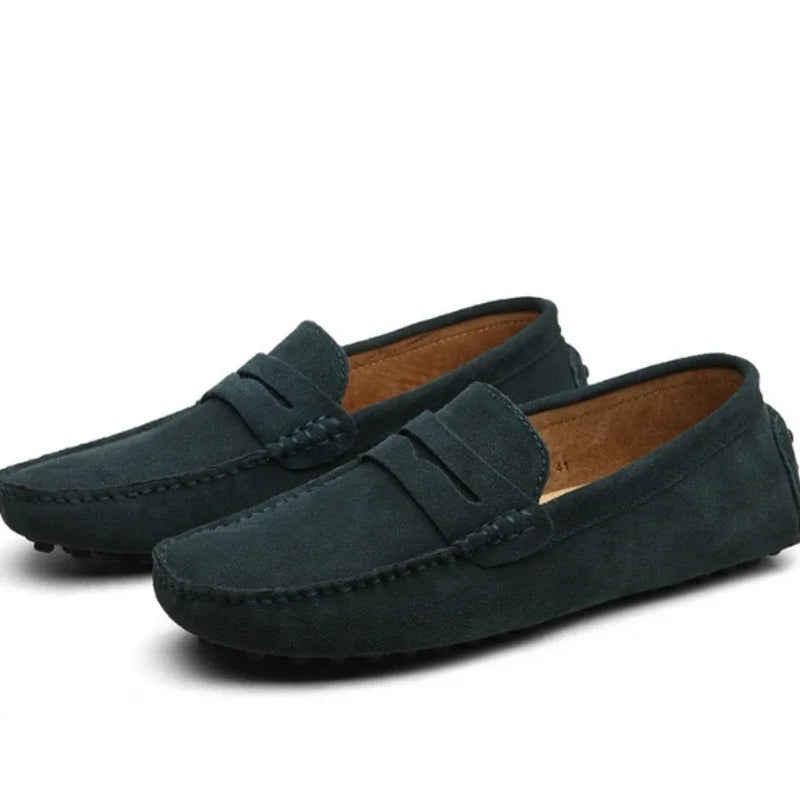 Mocassim-Masculino-Verde-Par