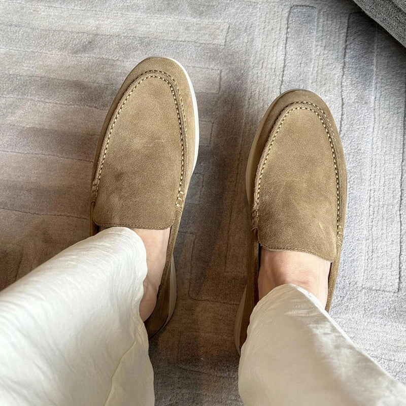 Mocassim-masculino-Castanho-Loro-Piana-No-Pe