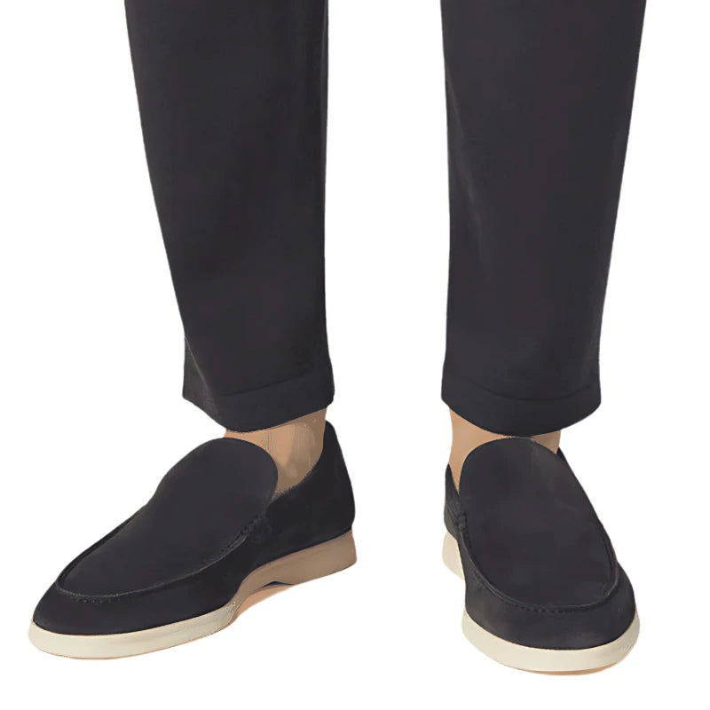 Mocassim-masculino-Preto-Loro-Piana-No-Pe
