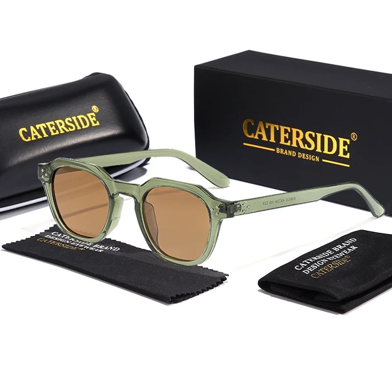 Oculos-De-Sol-Maculino-Marrom-Kit-Completo
