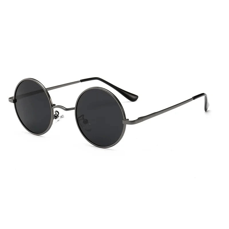 Òculos De Sol Masculino Redondo - Vintage